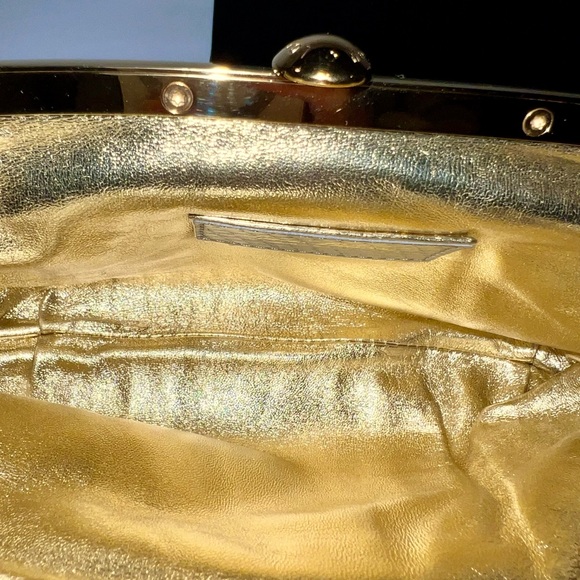 SOLD!! LOUIS VUITTON Limited Edition Satin Monogram Aumoniere Clutch With Chain - Picture 10 of 16